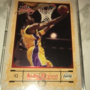 Kobe collectors card #8 card on plaque by Fleer.